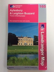 Ordnance Survey Landranger Map 165 Aylesbury & Leighton Buzzard