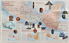 National Geographic Posters 1997 DAWN OF HUMANS, MESOAMERICANS Paleoanthropology