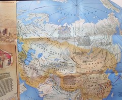Great People of the Past : The Mongols, National Geographic, 1996 Map & Poster