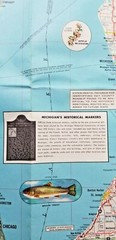 1970 Michigan Official Highway Map Authentic