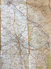 1956 Ordnance Survey One Inch Seventh Series Map 119 Stafford (incl Newport )