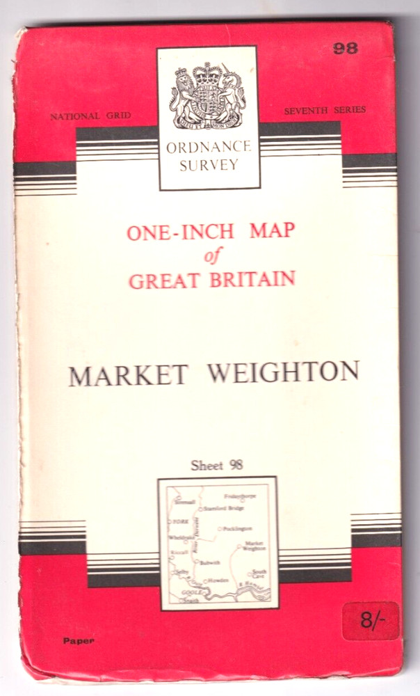 MARKET WEIGHTON – Ordnance Survey One Inch Map (Seventh Series)