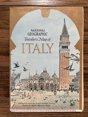 Vintage National Geographic Map Travelers Map Of Italy, June 1970