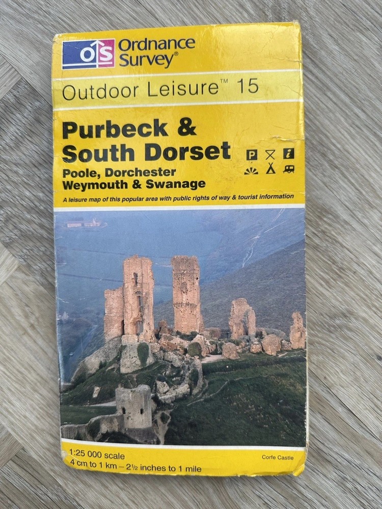 Purbeck and South Dorset by Ordnance Survey (Sheet map, 1999)