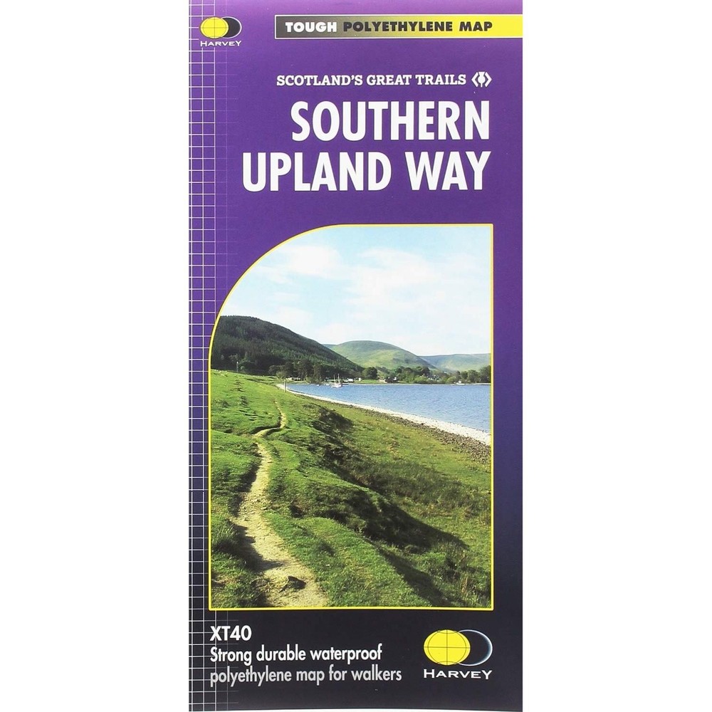 Scotland Trail Hiking Map Southern Upland Way Walking Waterproof Harvey Maps