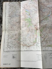 1965 Ordnance Survey Seventh Series One Inch Map 107 Snowdon (incl Colony Bay)