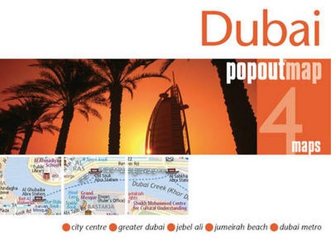 Dubai PopOut Map (PopOut Maps) by PopOut Maps Book The Fast Free Shipping