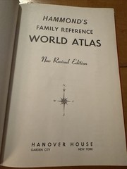 Hammond’s Family Reference World Atlas HB Vintage Illustrated Maps 1960 Census