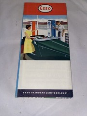 Lot Of 10 Vintage C. 1970s 80s Mostly Europe Travel Maps, Esso, BP Ect