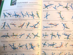 AA 20th EDITION AUG 1997 MOTORIST’S ATLAS OF BRITAIN MAPS ROUTES MILEAGE TOWNS.