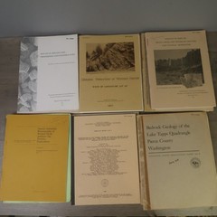 35 Geology Books Lot MAPS Mt St Helens Washington Cascades USGS