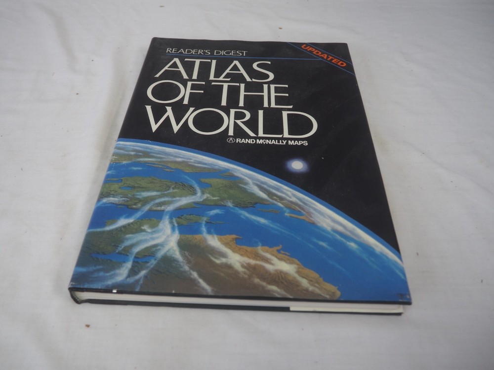 Reader’s Digest Atlas of the World Hardcover Reader’s Digest 1987 Updated