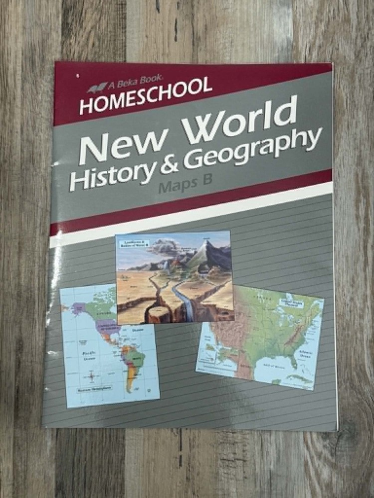 A Beka Book New World History & Geography Maps B Student & Teacher