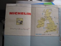 Vintage Michelin Road Map of Great Britain & Ireland – 1:400,000 – undated