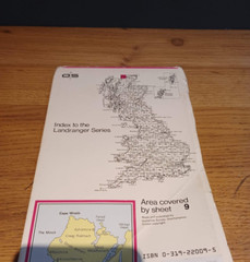 OS, Ordnance Survey Landranger map No 9, Cape Wrath