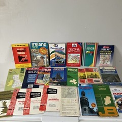 Vintage Maps Bundle Job Lot X22 Belfast Bournemouth Etc…