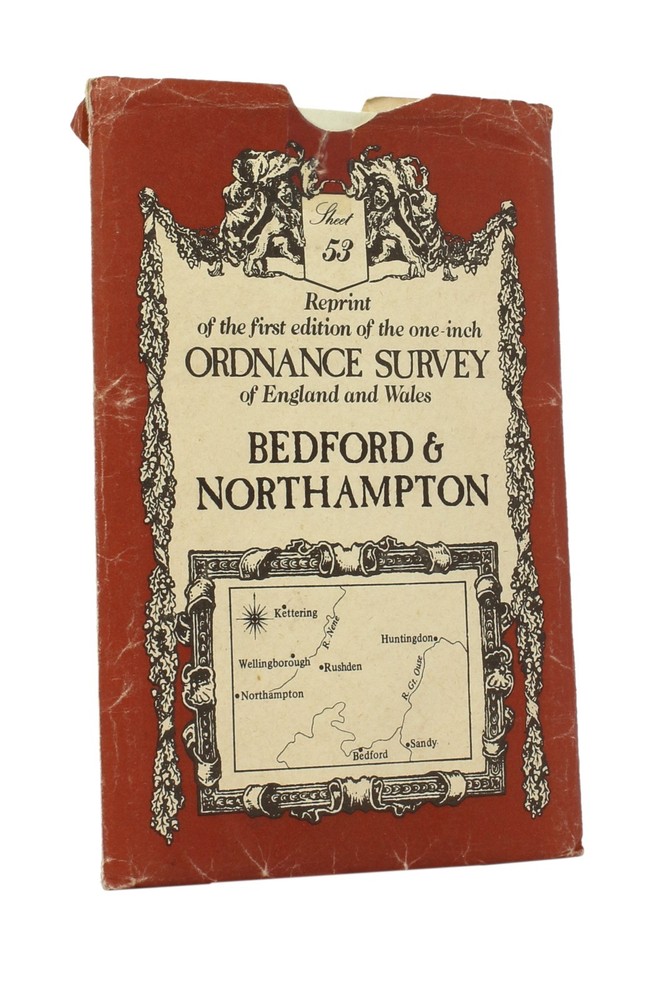 Bedford & Northampton, reprint of the first edition One-Inch OS map, Sheet 53