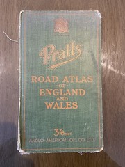 Pratts Road Atlas Of England And Wales For Motorists 1929 Maps