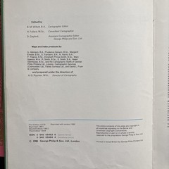 Phillips Certificate Atlas For Secondary Schools 1985 True Vintage