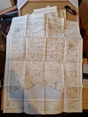 Ordnance Survey Map Of Great Britian – TAUNTON AND LYME REGIS – 1962 – 1/63360