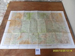 Vintage Bartholomews “Half Inch” Map Number 23 North Shropshire (Paper).