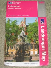OS Ordnance Survey Landranger Map Sheet 140 Leicester Coventry & Rugby – 2003