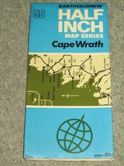 Bartholomews Half Inch Map; sheet 58 Cape Wrath – 1968 on paper