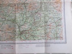 VINTAGE BARTHOLOMEW’S MAP EXMOOR NO 3 REVISED HALF-INCH CONTOURED CLOTH 1955
