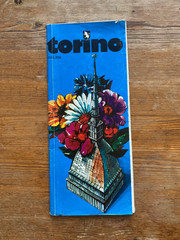 Map Of Torino (Turin) 1983 (German)