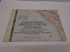 VTG Map Lot (8) National Geographic Classical Europe World Africa 1948-1983