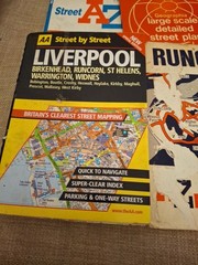 A Collection Of A To Z Street Atlases And Street Plans Liverpool,Manchester Etc