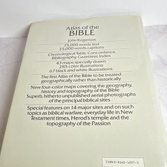 Atlas of the Bible by John Rogerson Hardcover Illustrated Atlas