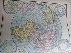 1895 ANTIQUE CRAM’S UNRIVALED FAMILY ATLAS OF THE WORLD IFC AS IS READ