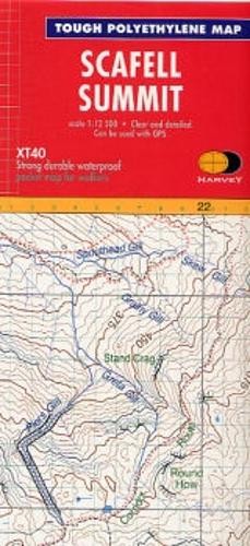 Harvey Map Services Ltd. Scafell Summit (Map) (UK IMPORT)
