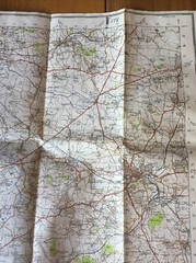 1946 Ordnance Survey One Inch Popular Edition Map 177 Taunton And Lyme Regis