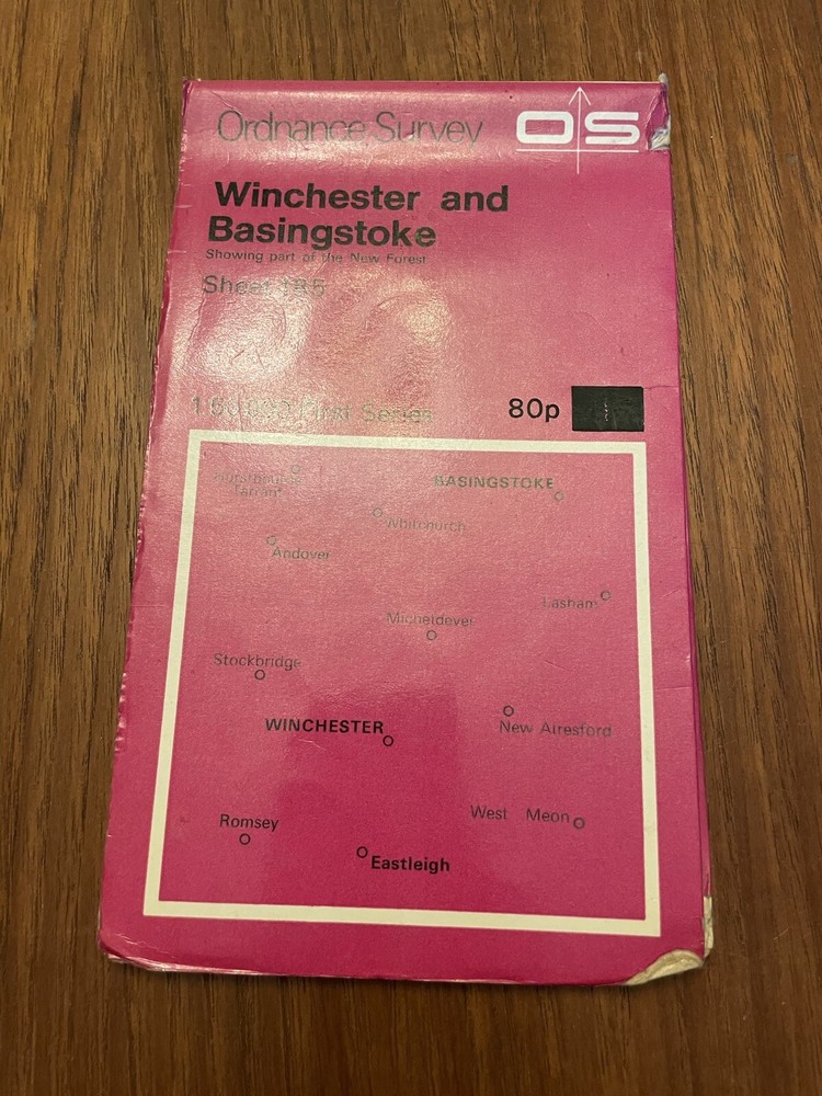 Winchester And Basingstoke 185 Map Landranger
