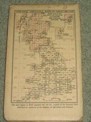 OS Ordnance Survey 1″ New Popular Edition sheet 164 Minehead – 1946 on cloth