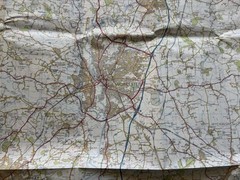 Ordnance Survey Landranger Map – Worcester & The Malverns – Sheet 150 – 1997