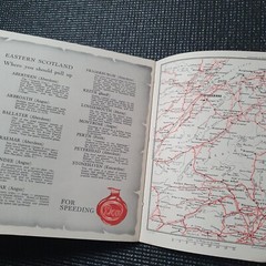 Don Service Depots Map The Road to the West-the East-the South-the North by 1951