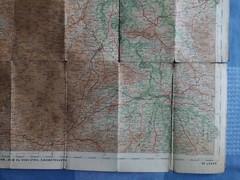 Vintage Batholomew’s South Devon Cloth Map c1920s Half Inch To Mile Sheet 36 