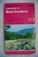 1991 OS Landranger map Sheet 89 West Cumbria, second series