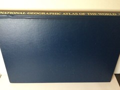 Vintage National Geographic Atlas of the World Revised Sixth Edition Hardback