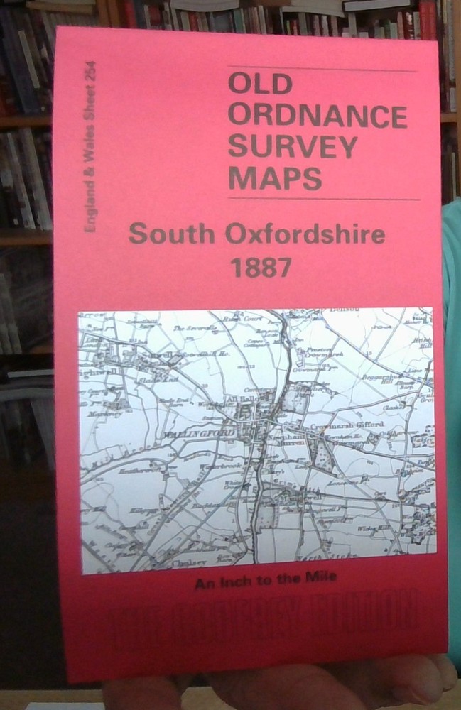 MAP OF South Oxfordshire 1887 One Inch sheet 254 by Tony Painter NEW