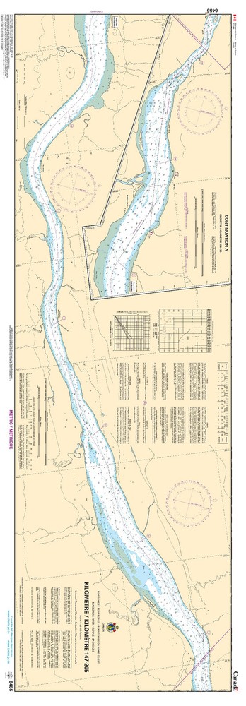 Mackenzie River (km 147-205)| CHS 6455 (48×17)