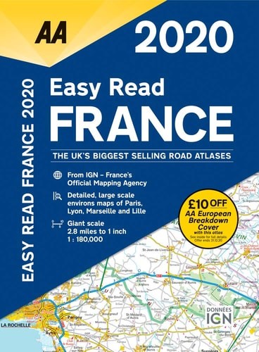 AA Easy Read France 2020, AA Publishing, Good Book