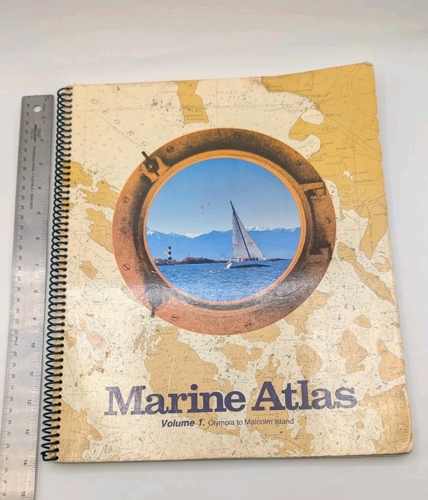 MARINE ATLAS VOLUME 1 1990 EDITION OLYMPIA TO MALCOM ISLAND BY MORRIS & HEATH