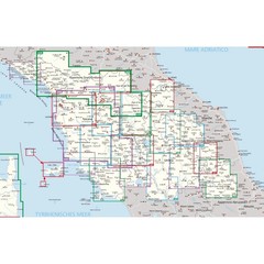 Italy Cinque Terre Kompass map 2450 hiking, walking, cycling + guide booklet