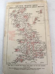 1962 Ordnance Survey Seventh Series One Inch Bournemouth Map 179