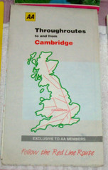 OLD STREET MAPS (JOB LOT OF “SEVEN” OLD MAPS) LUTON/CAMBRIDGE/KETTERING/LEEDS