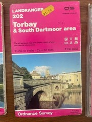 Job Lot 8 Vintage Ordnance Survey Maps Landranger 1:50000 London S. West Retro